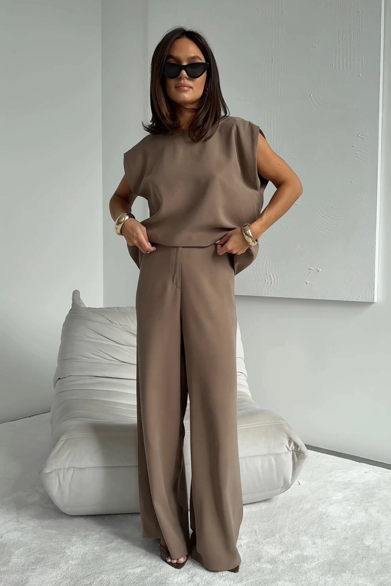 Fayenne – Minimalist cut – Wide leg co-ord set-15133851484533-Mirella Fiore