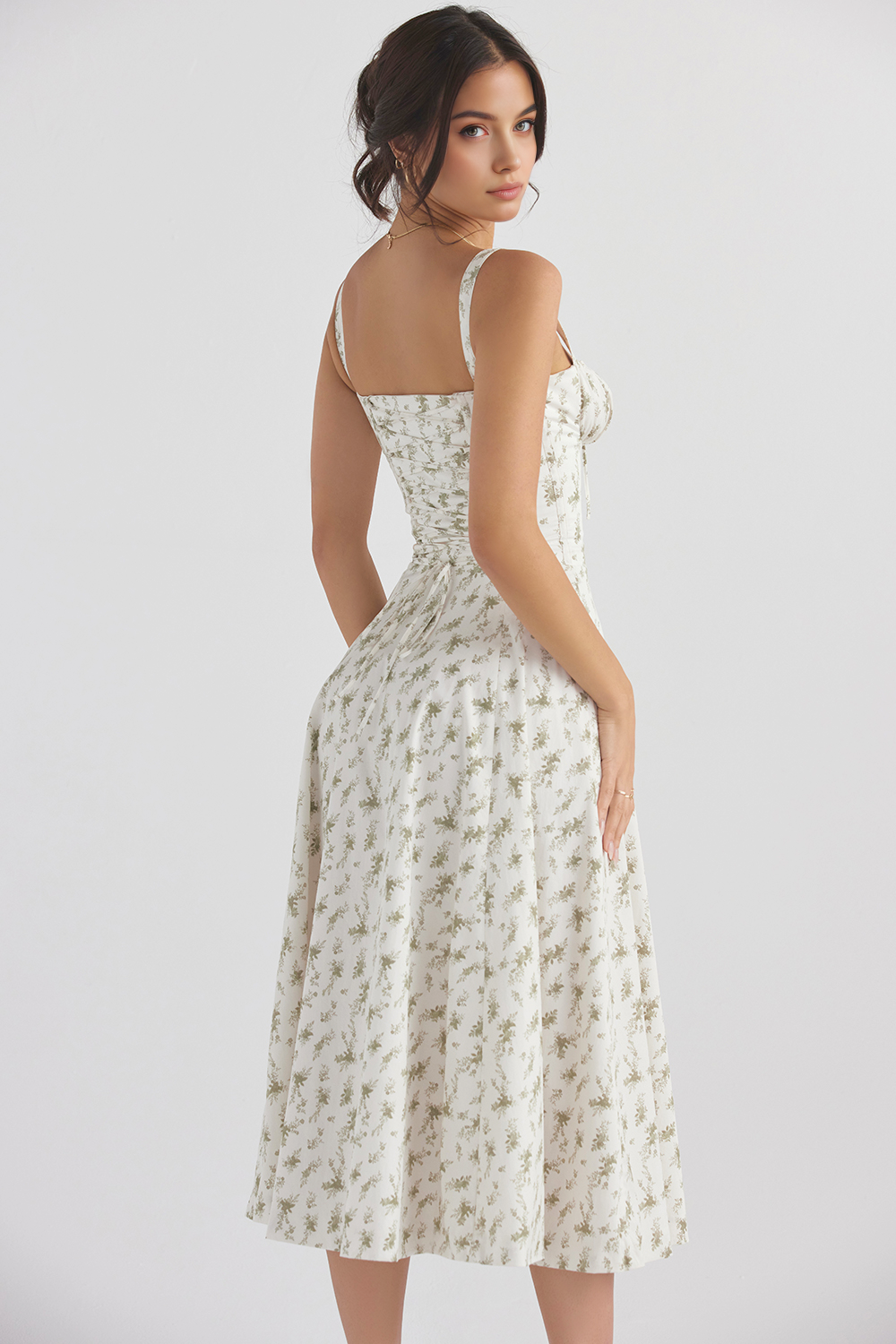 Felly – Ruched sweetheart – Midi dress-15260068577653-Mirella Fiore