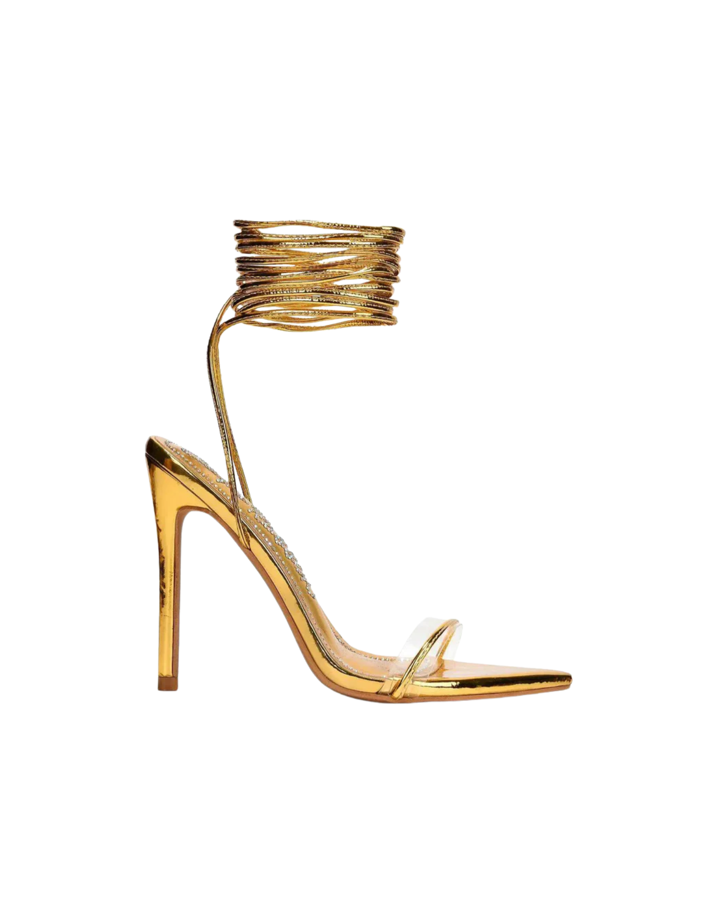 Florianne – Rhinestone lace-up – Heels-15133983244661-Nancy & Mae Savannah