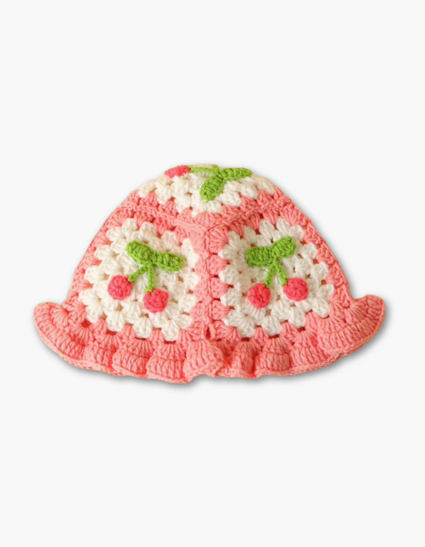 Frambella – Strawberry motif – Crochet hat-15133808656757-Mirella Fiore