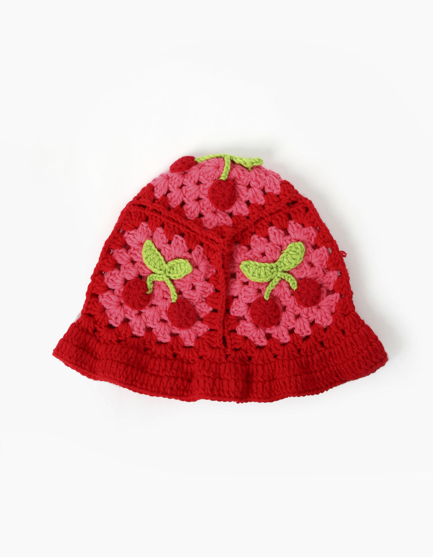 Frambella – Strawberry motif – Crochet hat-15133808656757-Nancy & Mae Savannah