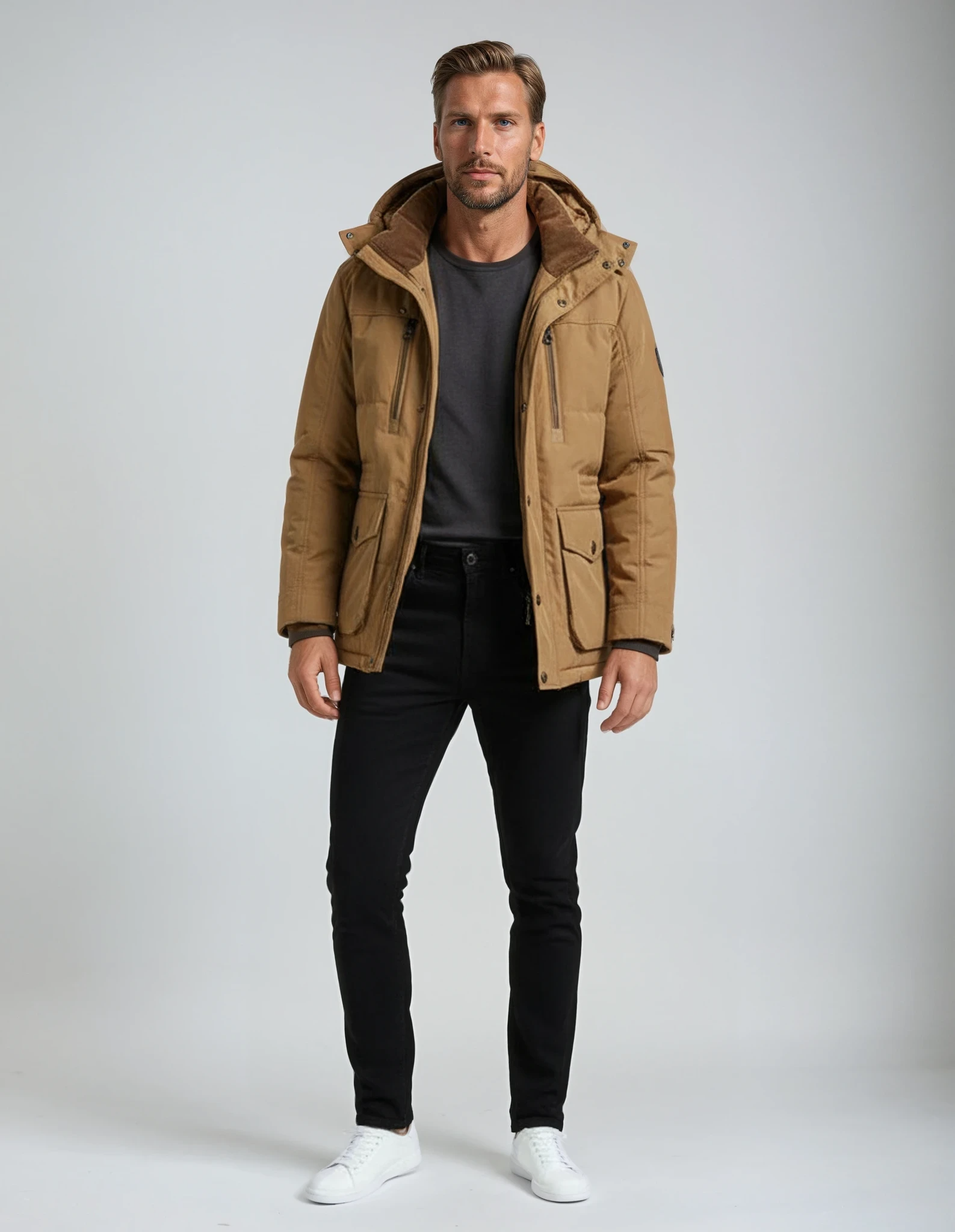 Francesco Padded Winter Jacket-15519102992757-Mirella Fiore