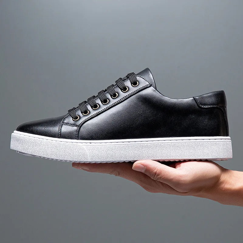 Francis - Men's Leather Sneaker-15553365967221-Mirella Fiore