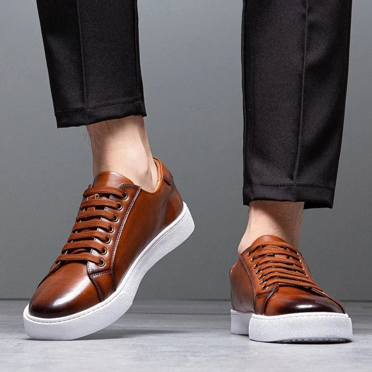 Francis - Men's Leather Sneaker-15553977778549-Nancy & Mae Savannah