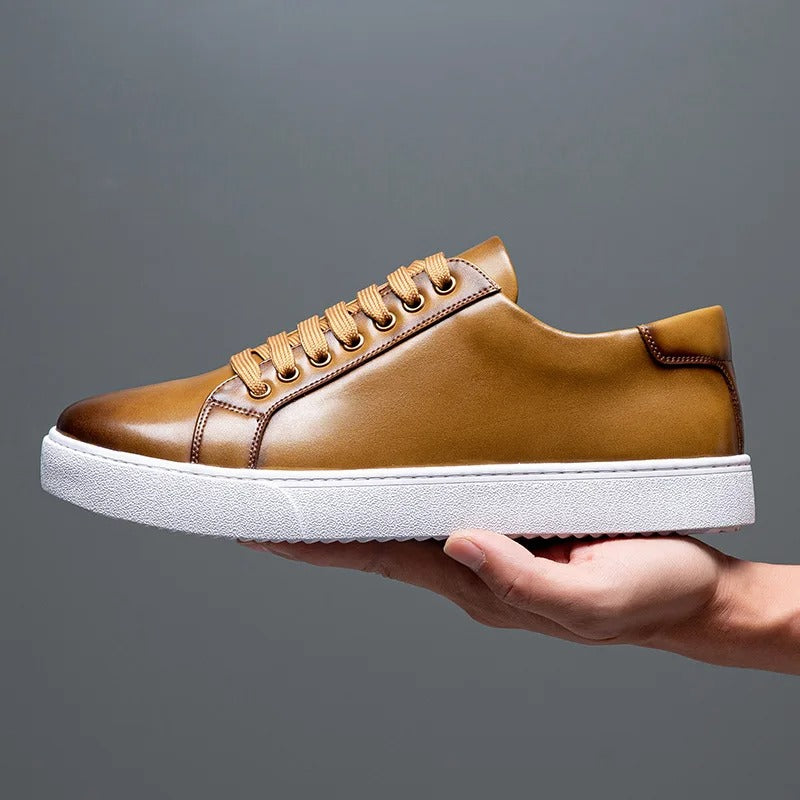 Francis - Men's Leather Sneaker-15553977778549-Nancy & Mae Savannah