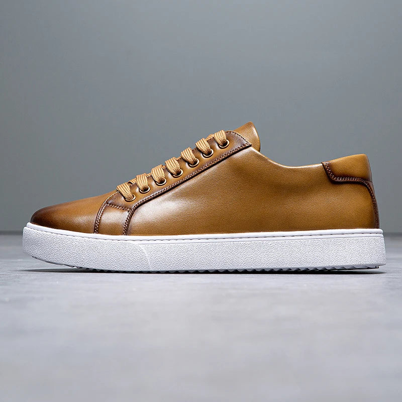 Francis - Men's Leather Sneaker-15553977778549-Nancy & Mae Savannah
