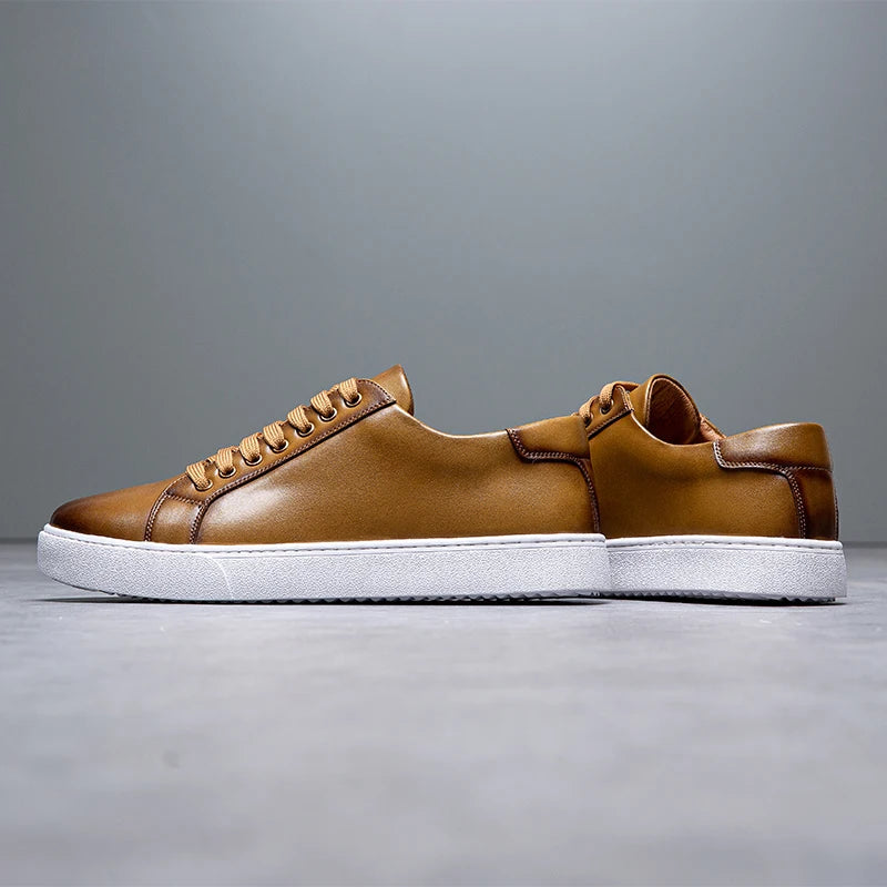 Francis - Men's Leather Sneaker-15553977778549-Nancy & Mae Savannah
