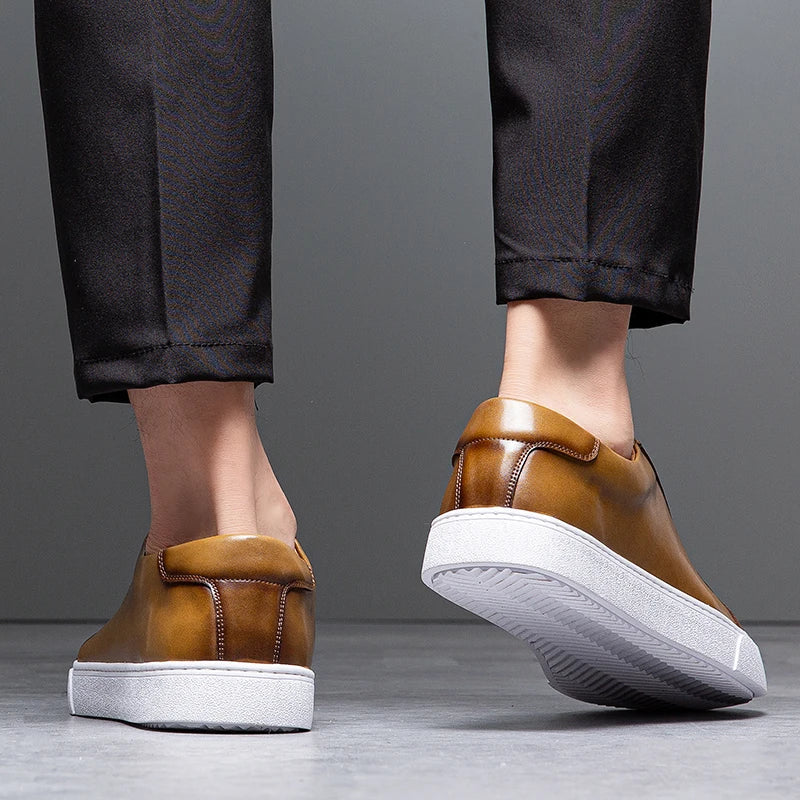 Francis - Men's Leather Sneaker-15553977778549-Nancy & Mae Savannah