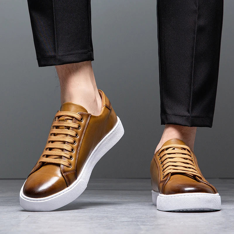 Francis - Men's Leather Sneaker-15553977778549-Nancy & Mae Savannah