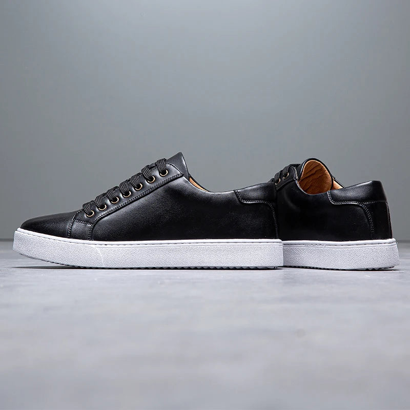 Francis - Men's Leather Sneaker-15553977778549-Nancy & Mae Savannah