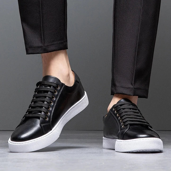 Francis - Men's Leather Sneaker-15553977778549-Nancy & Mae Savannah