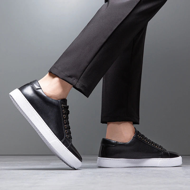 Francis - Men's Leather Sneaker-15553977778549-Nancy & Mae Savannah