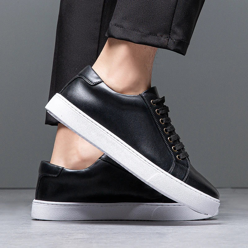 Francis - Men's Leather Sneaker-15553977778549-Nancy & Mae Savannah