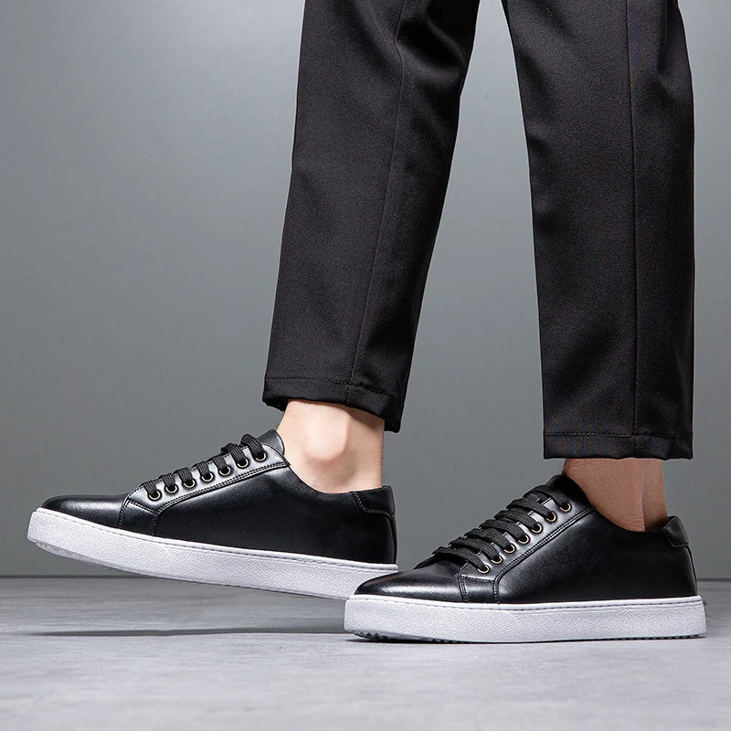 Francis - Men's Leather Sneaker-15553977778549-Nancy & Mae Savannah