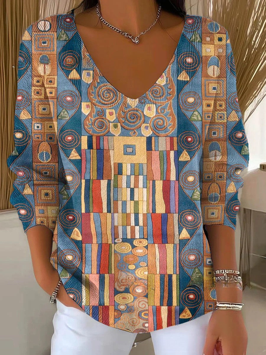 GABRIELLE - V-neck Sweater-15550859542901-Nancy & Mae Savannah