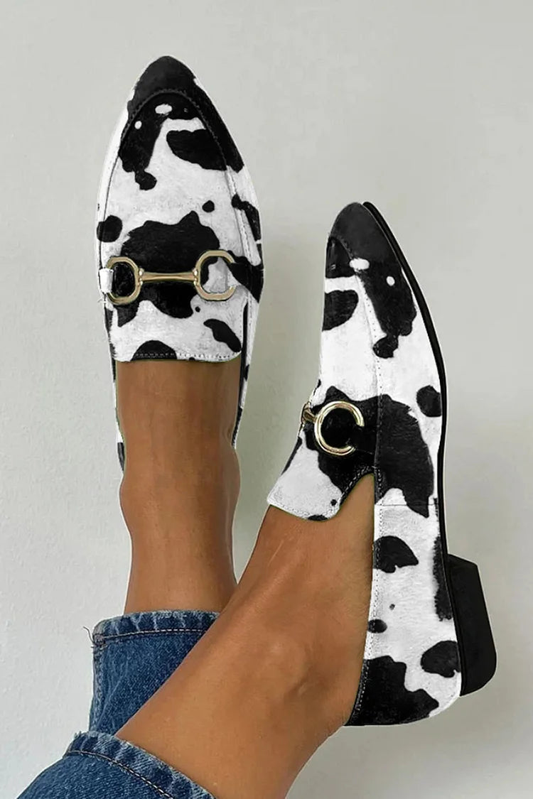 GENEVA - PRINTED LOAFER WITH BUCKLE-15549134111093-Mirella Fiore