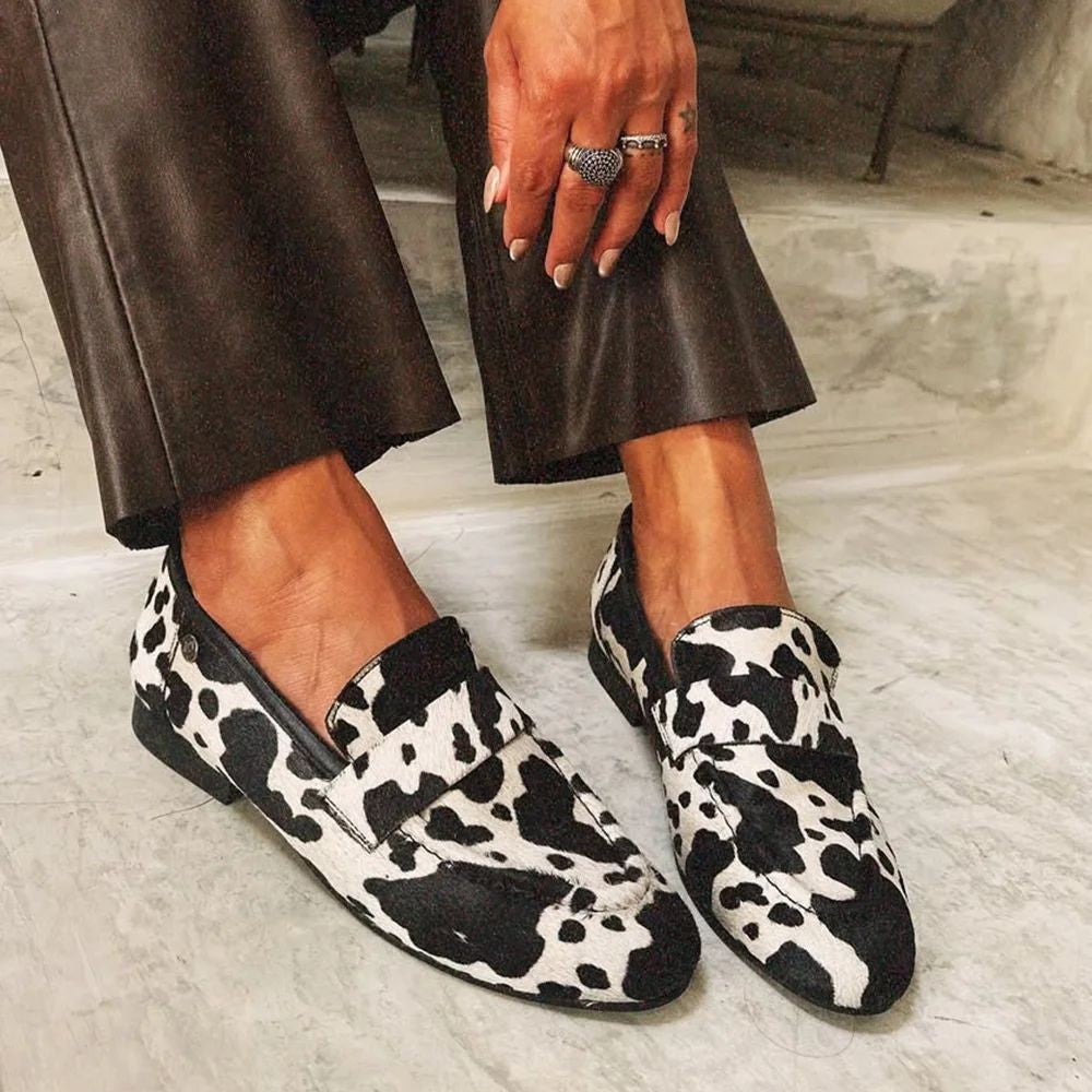 GISELLE - ELEGANT ANIMAL PRINT LOAFERS-15553866563957-Mirella Fiore