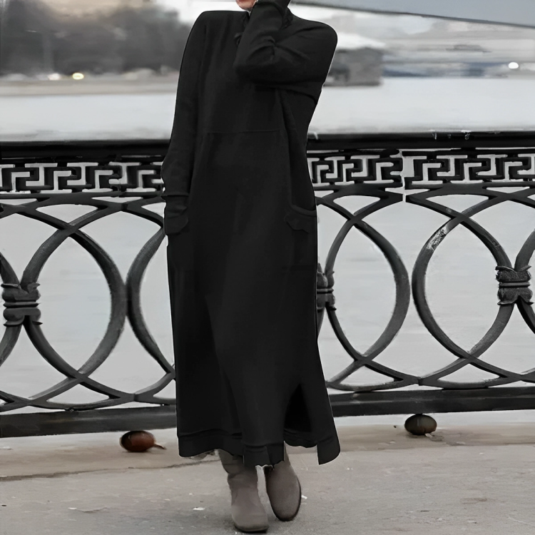GRETA - Comfortable Winter Dress-15519825396085-Mirella Fiore