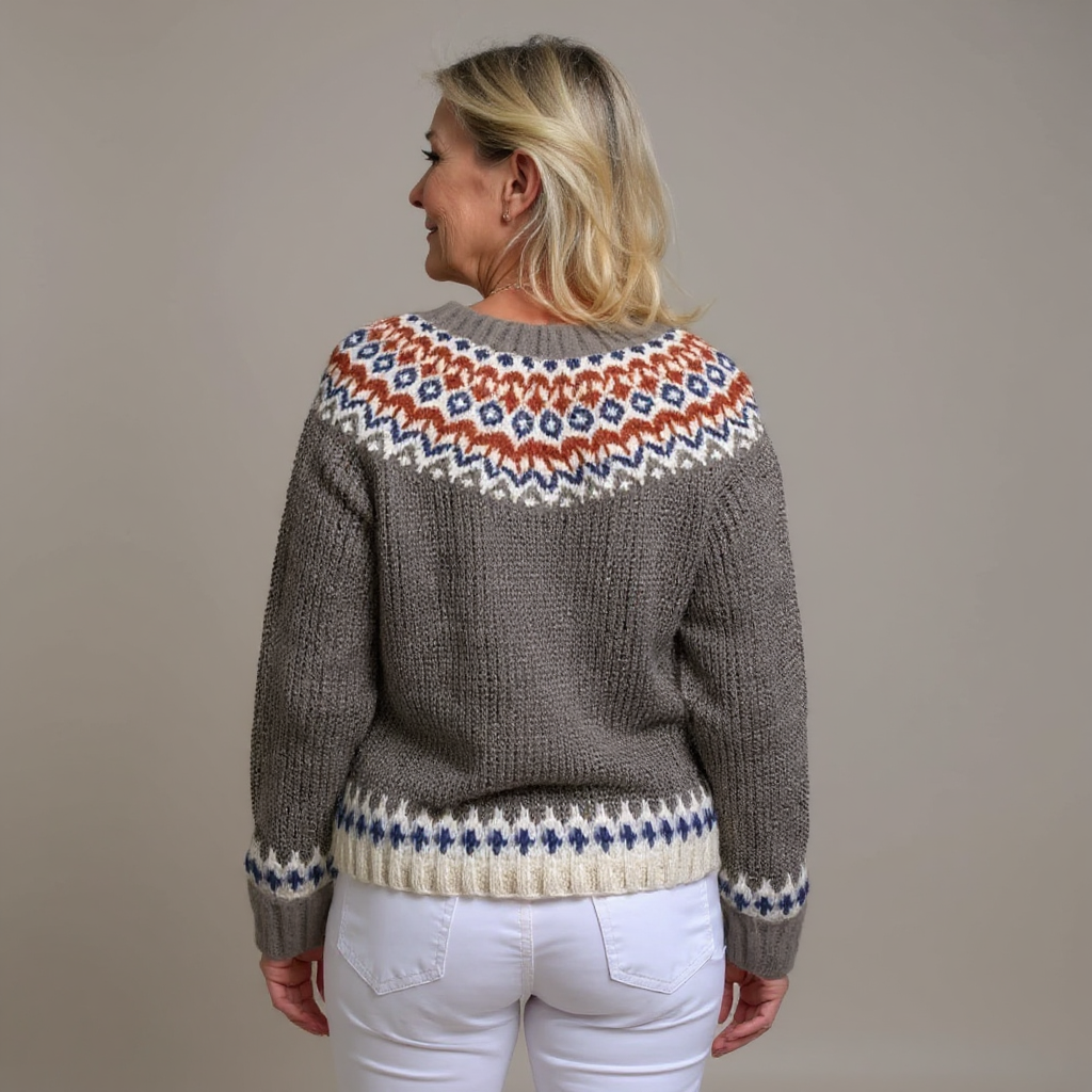 Gabriella - Vintage Icelandic Cardigan-15531113873781-Nancy & Mae Savannah
