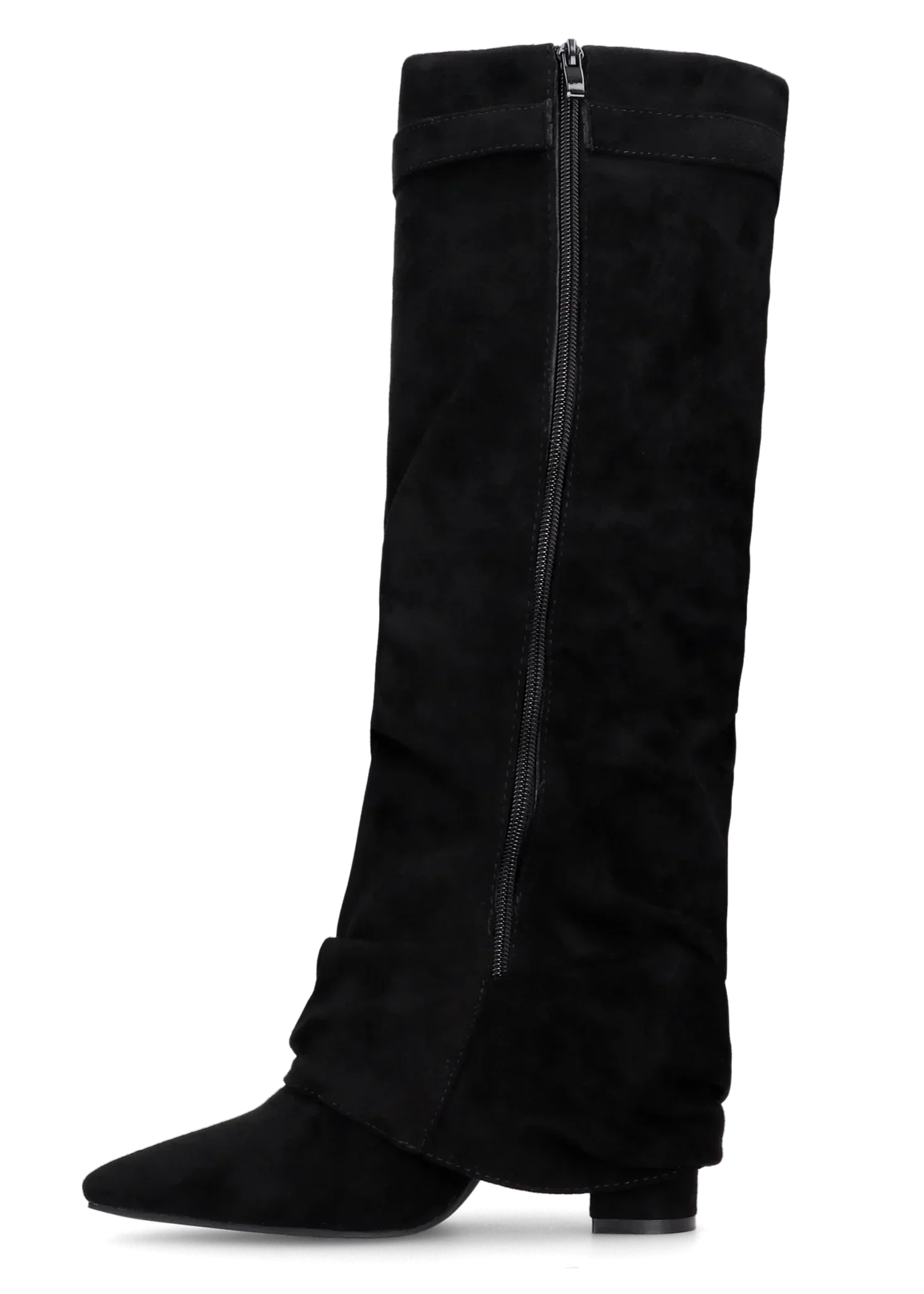 Genevieve - Slouchy Knee-High Suede Boots-15553347682677-Nancy & Mae Savannah