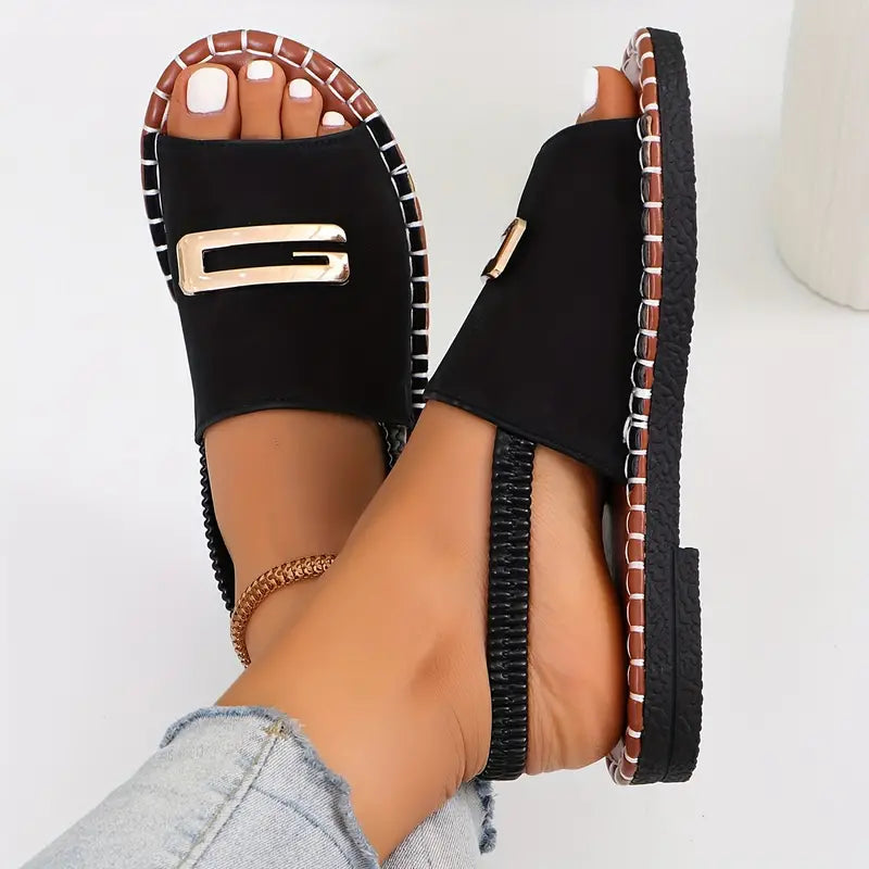 Gianna - Orthopedic Wedge Heel Sandals-15547823489397-Mirella Fiore