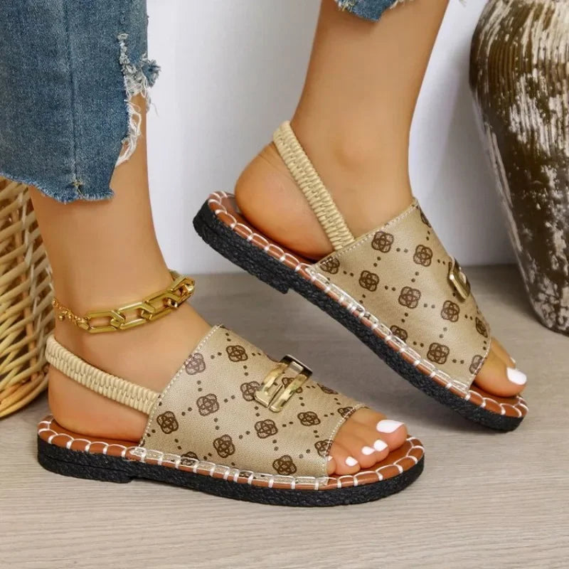 Gianna - Orthopedic Wedge Heel Sandals-15547823489397-Mirella Fiore