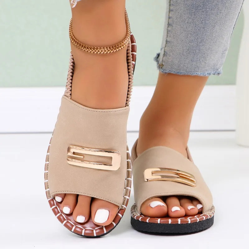 Gianna - Orthopedic Wedge Heel Sandals-15547823489397-Mirella Fiore