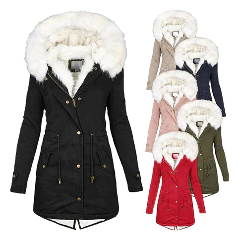 Giulia - Winter coat with faux fur lining-15547644215669-Nancy & Mae Savannah