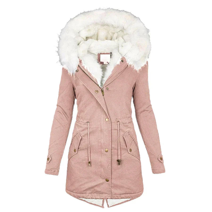 Giulia - Winter coat with faux fur lining-15547644215669-Nancy & Mae Savannah
