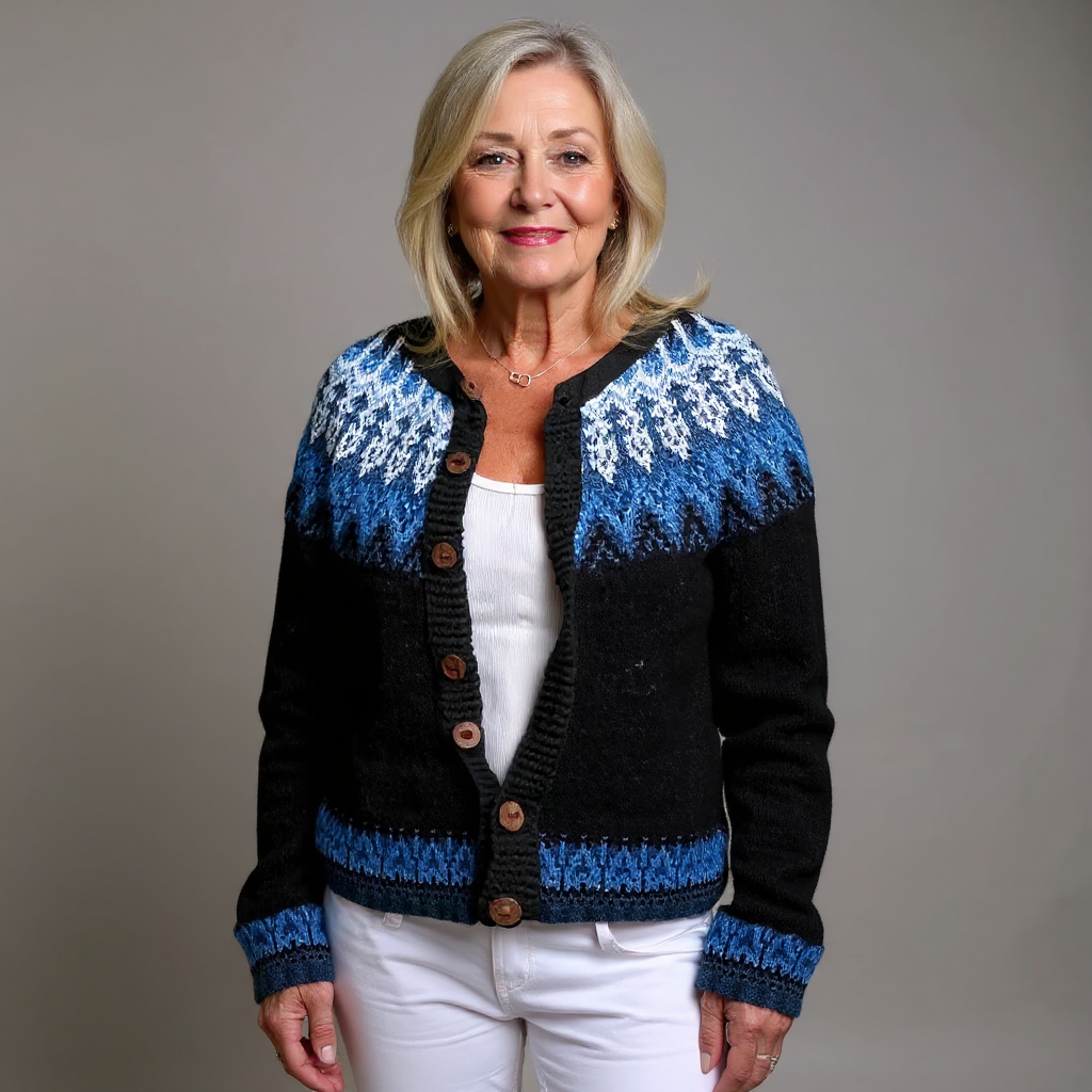 Givanna - Vintage Icelandic Cardigan-15531112857973-Mirella Fiore