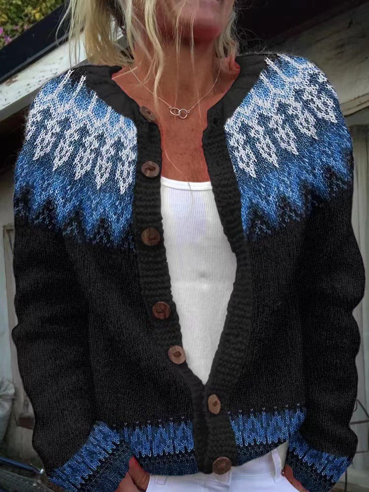 Givanna - Vintage Icelandic Cardigan-15531112857973-Mirella Fiore