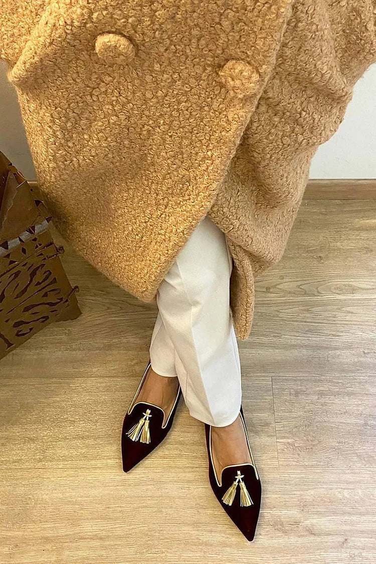 HARPER - LOAFER WITH ELEGANT TASSELS-15549132079477-Mirella Fiore