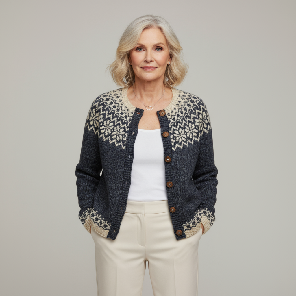 Hadley - Vintage Knitted Cardigan-15531112268149-Mirella Fiore