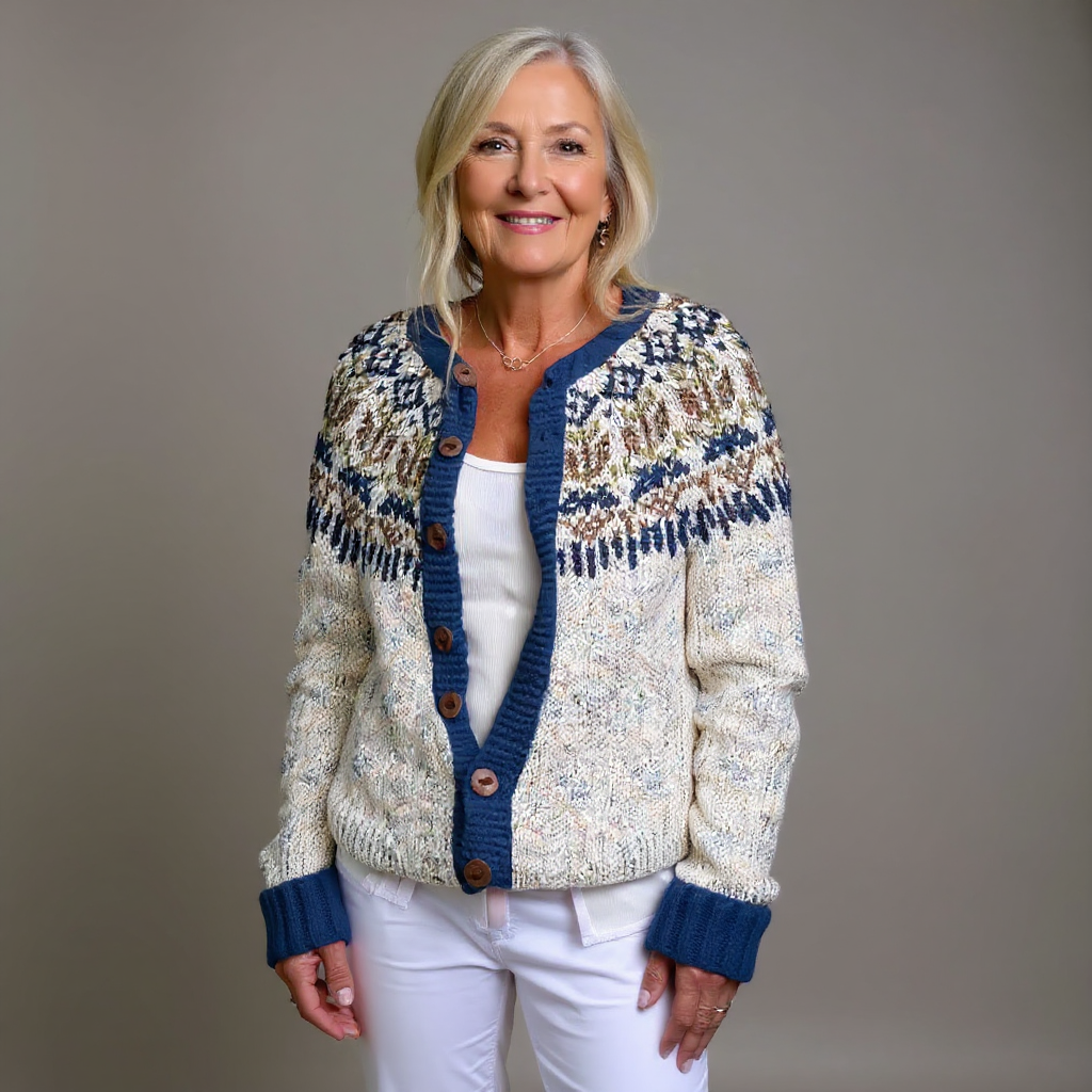 Hailey - Vintage Icelandic Cardigan-15531113316725-Nancy & Mae Savannah
