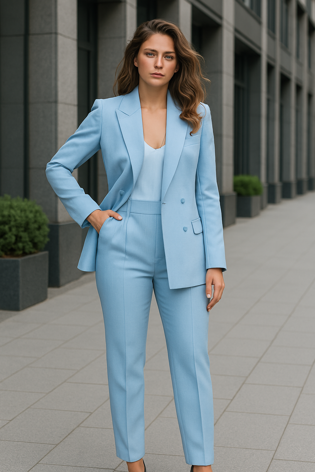 Hannah - Elegant Tailored Suit-15549009428853-Nancy & Mae Savannah