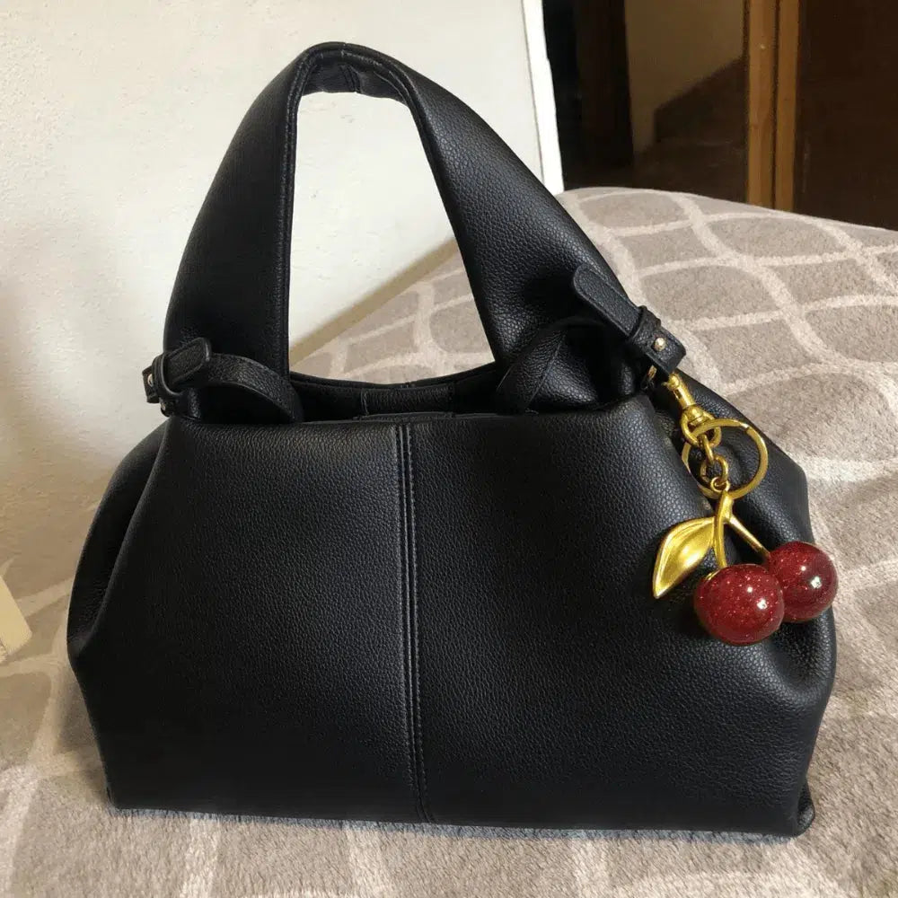 Hard Cherry – Bold design – Bag charm-15133594386805-Mirella Fiore
