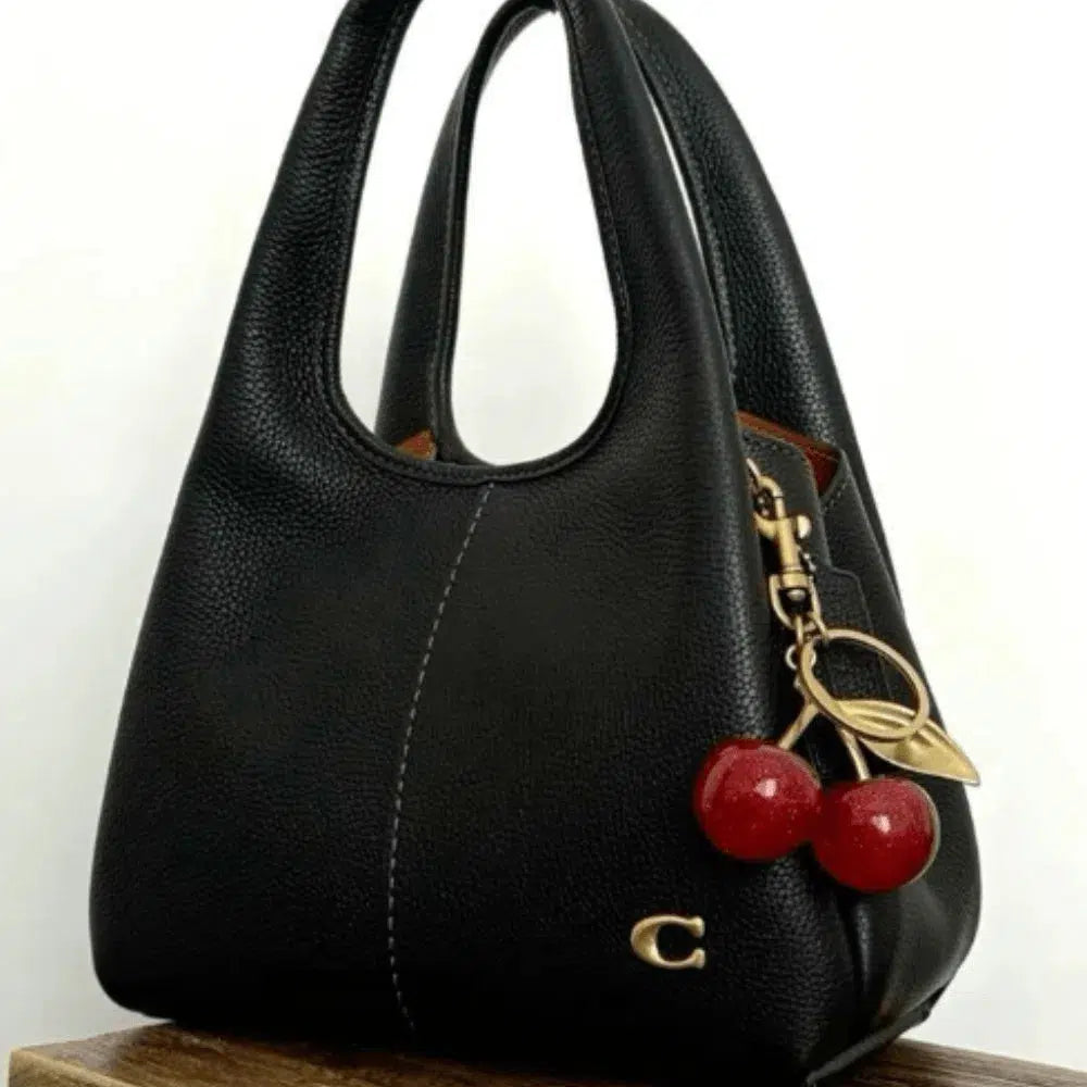 Hard Cherry – Bold design – Bag charm-15133594386805-Nancy & Mae Savannah