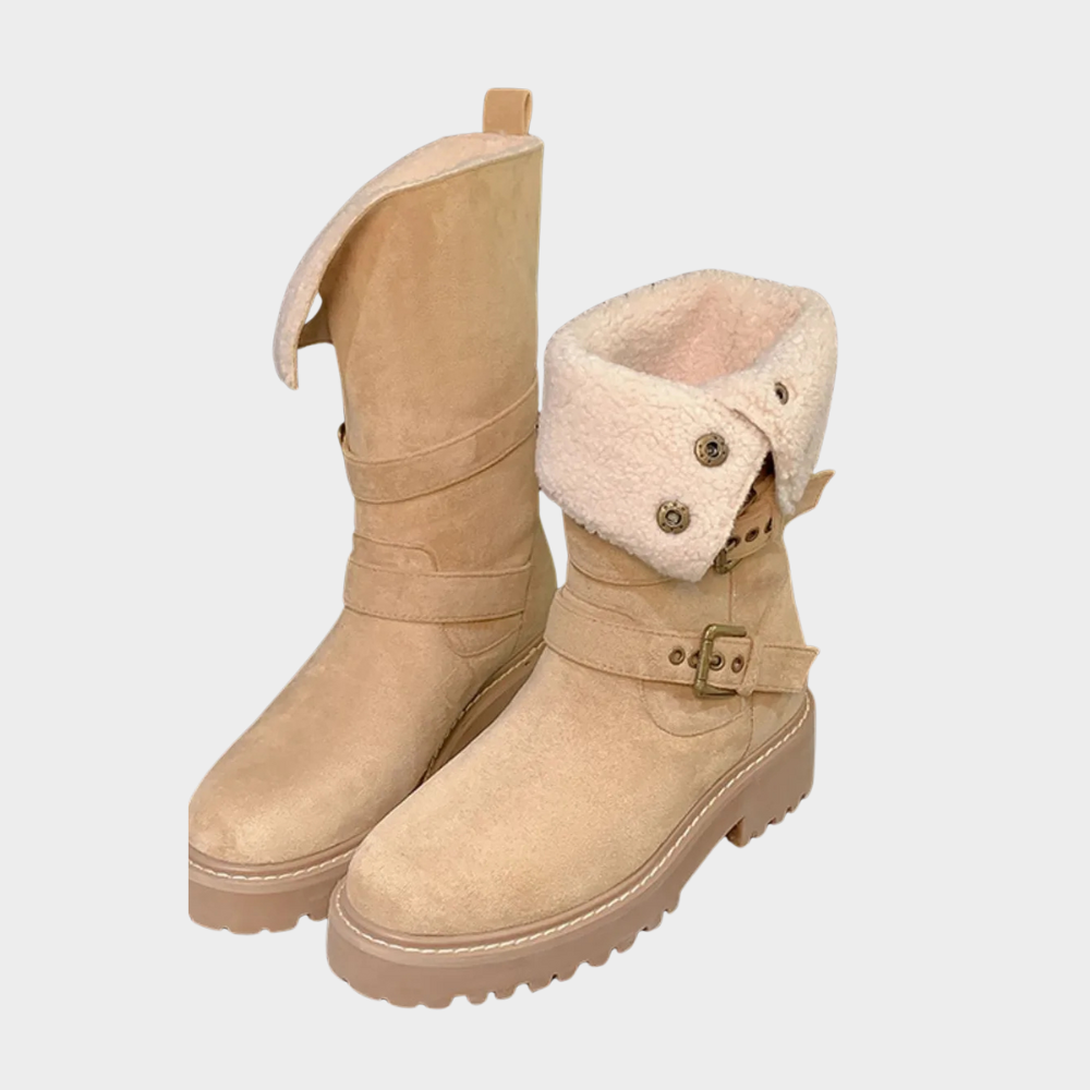 Harlow - Winter Fur High Boots-15520006209909-Nancy & Mae Savannah