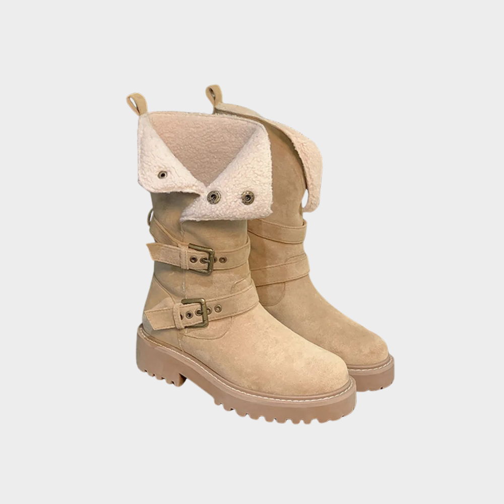 Harlow - Winter Fur High Boots-15520006209909-Nancy & Mae Savannah