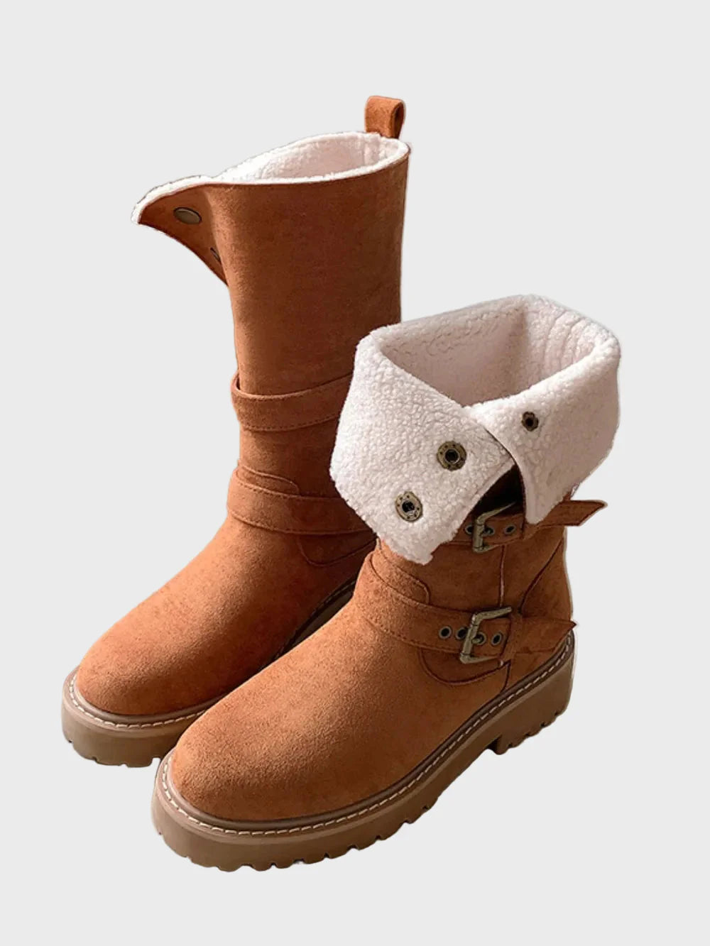 Harlow - Winter Fur High Boots-15520006209909-Nancy & Mae Savannah