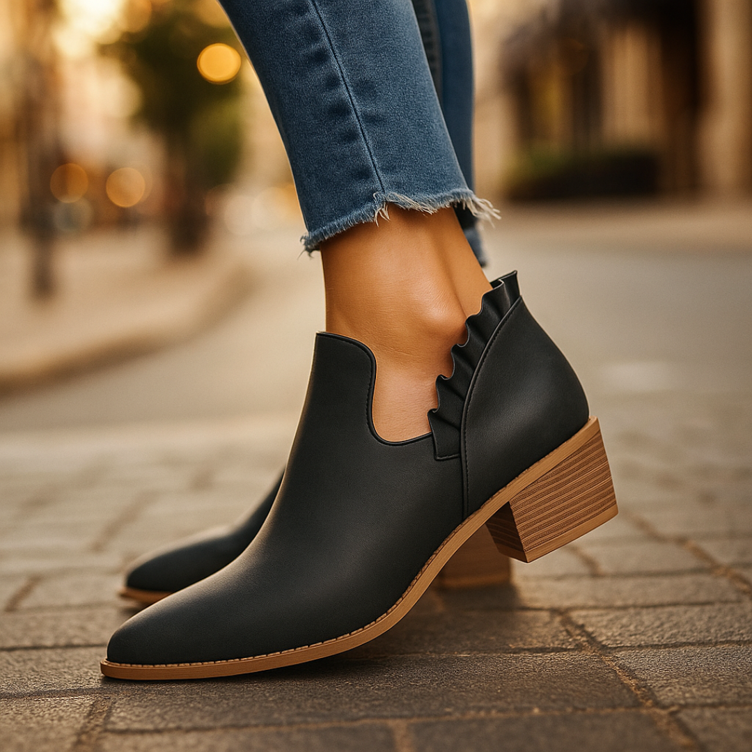Harper - Lane Ruffle Boots-15553287848309-Mirella Fiore