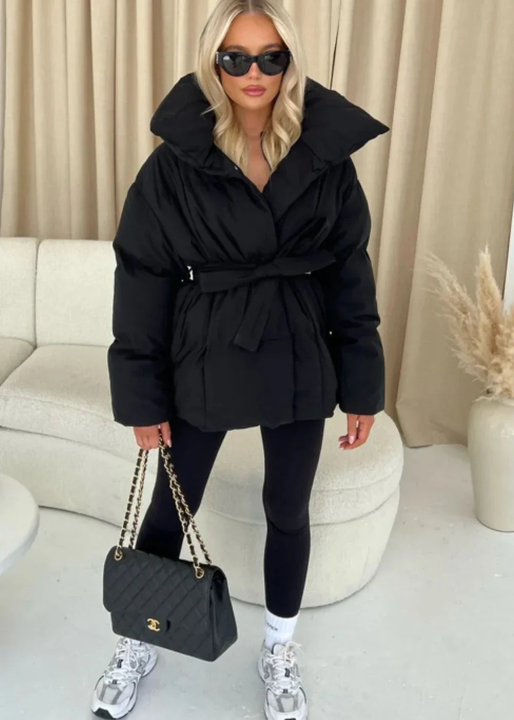 Harrington - Quilted Women’s Winter Coat-15550707073397-Nancy & Mae Savannah