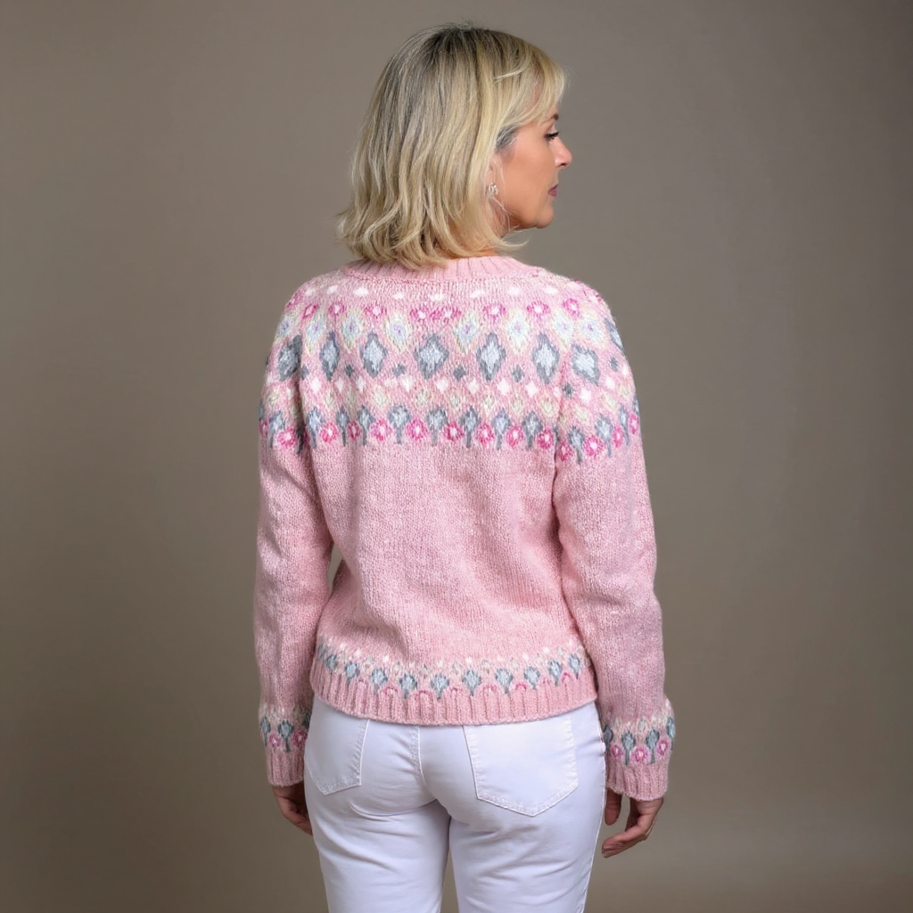 Hazel - Pink Comfort Cardigan-15531112300917-Nancy & Mae Savannah