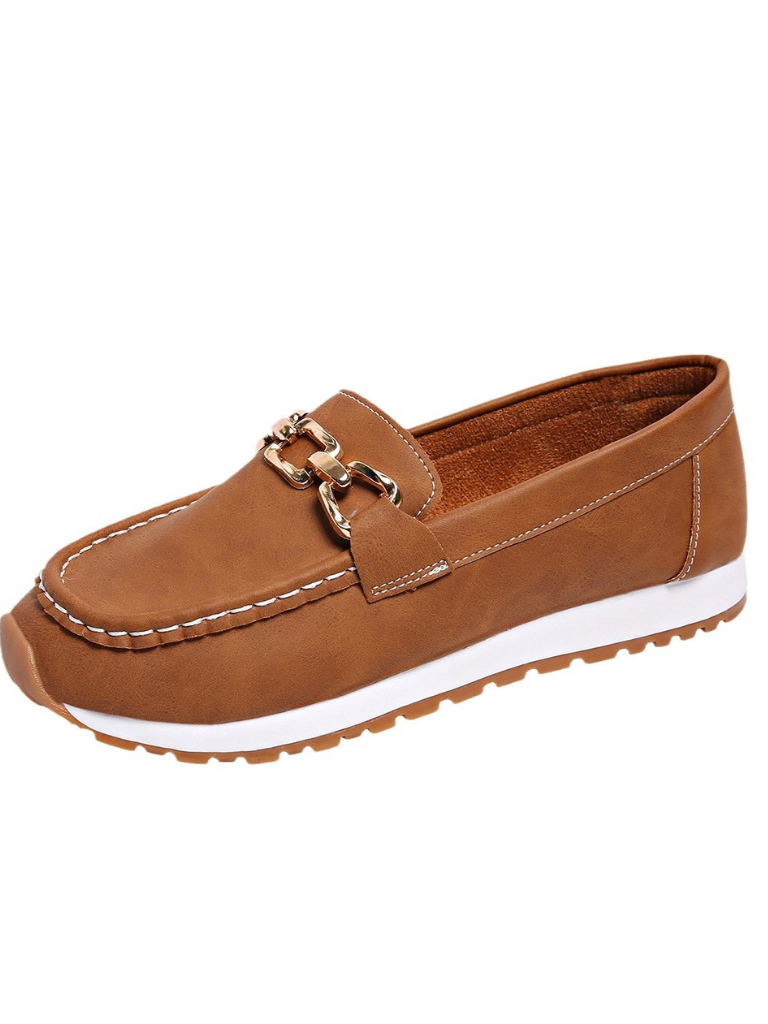 ISLA - CHAIN DETAIL LOAFERS-15549013164405-Mirella Fiore