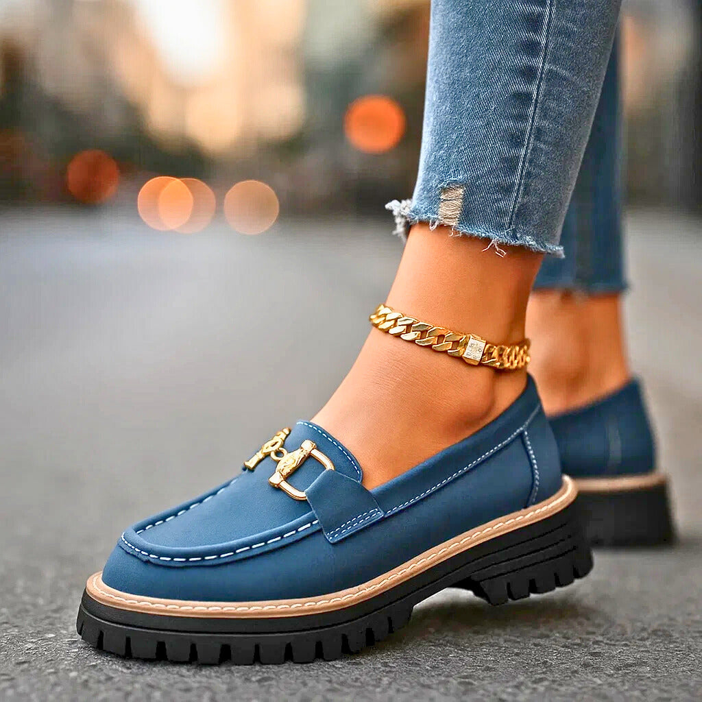 ISLA - MONROE PLATFORM LOAFERS-15560643740021-Nancy & Mae Savannah