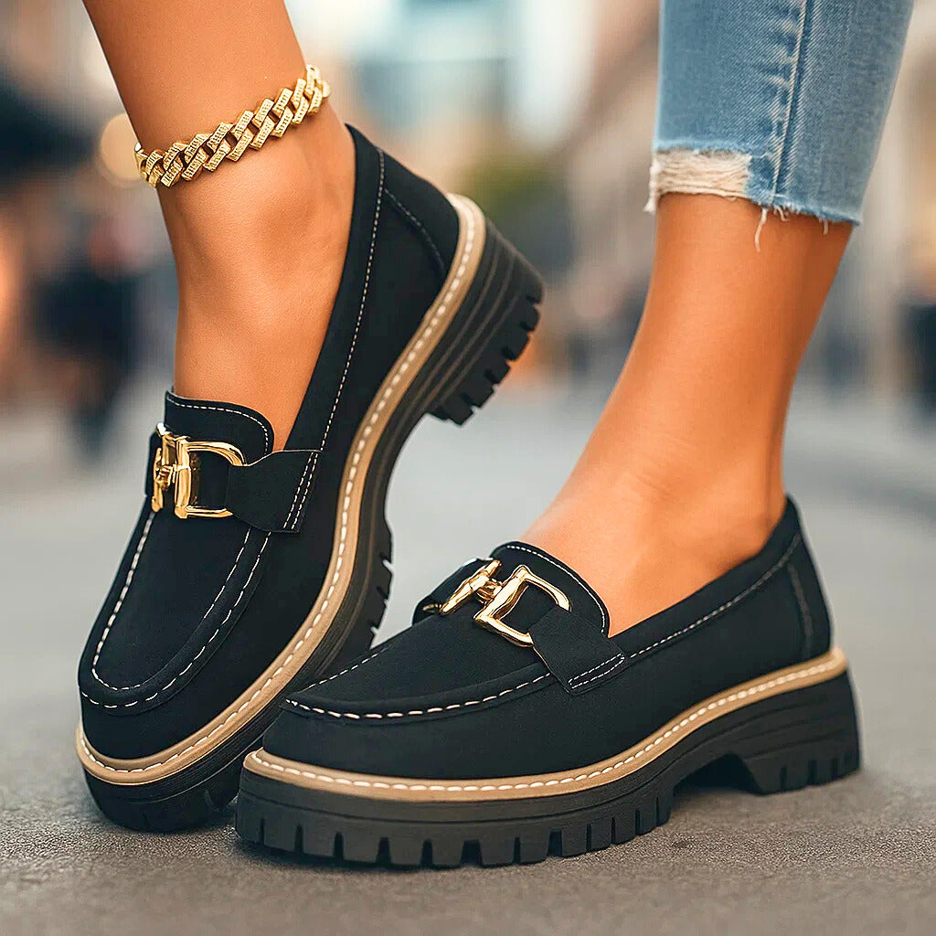 ISLA - MONROE PLATFORM LOAFERS-15560643740021-Nancy & Mae Savannah