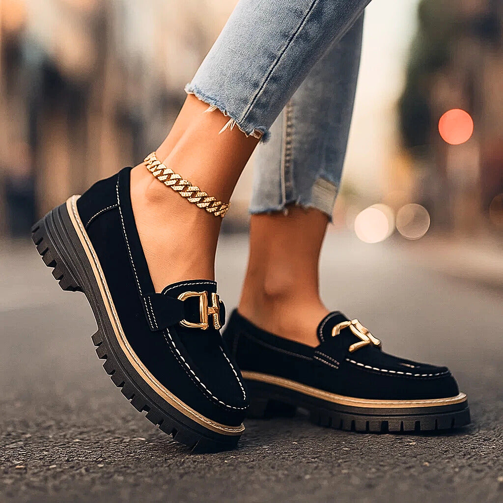 ISLA - MONROE PLATFORM LOAFERS-15560643740021-Nancy & Mae Savannah