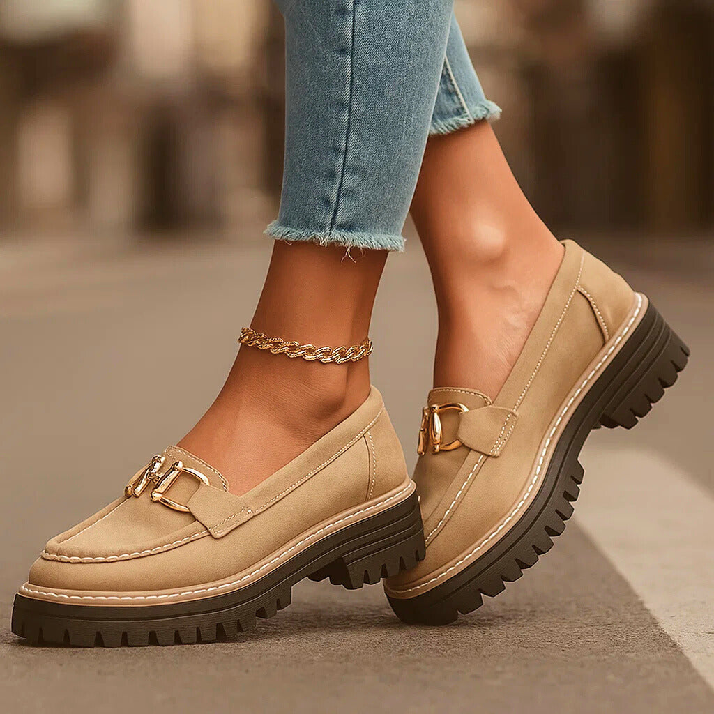 ISLA - MONROE PLATFORM LOAFERS-15560643740021-Nancy & Mae Savannah