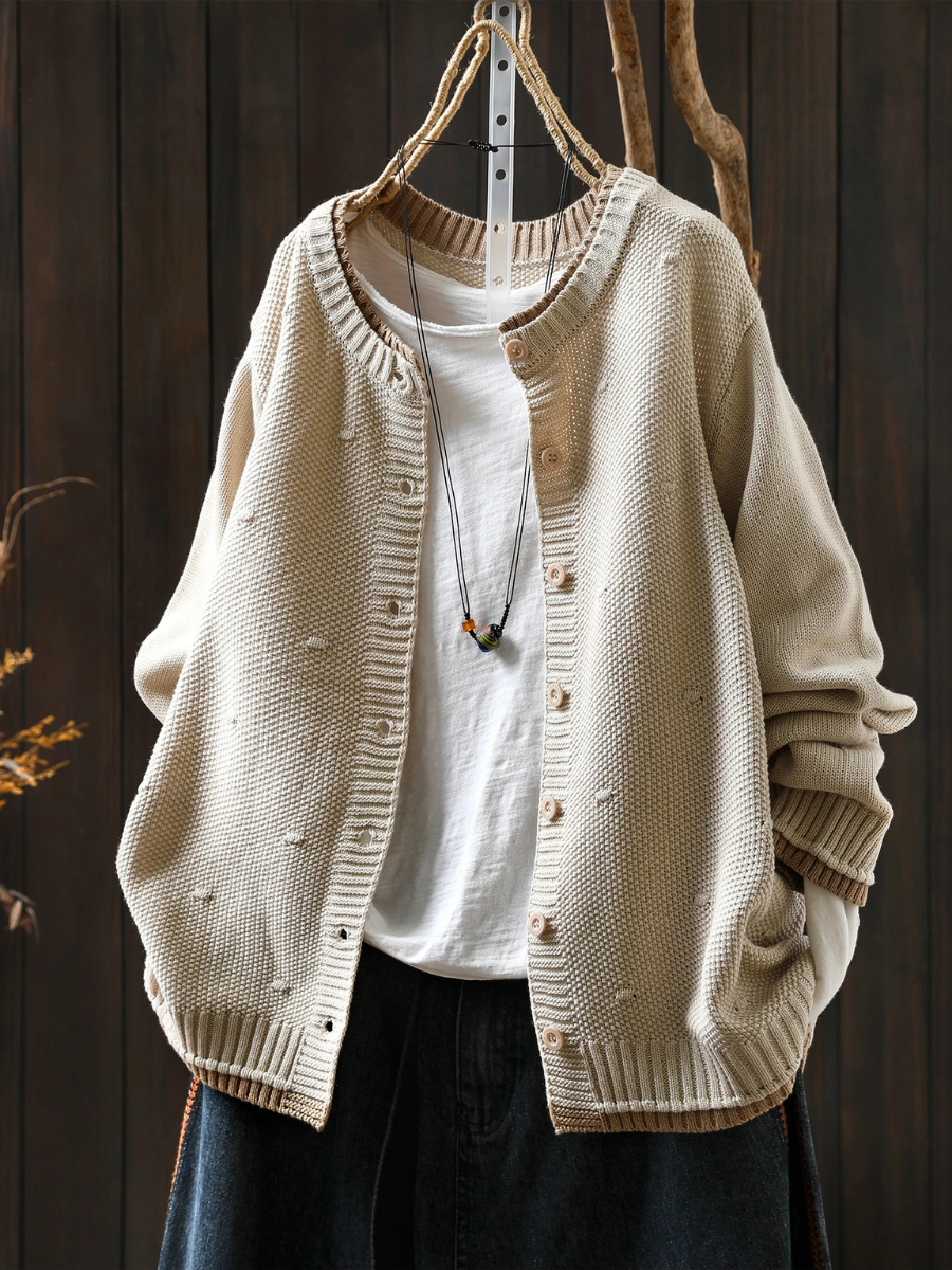 ISOLDE - TEXTURED CARDIGAN-15519212241269-Mirella Fiore
