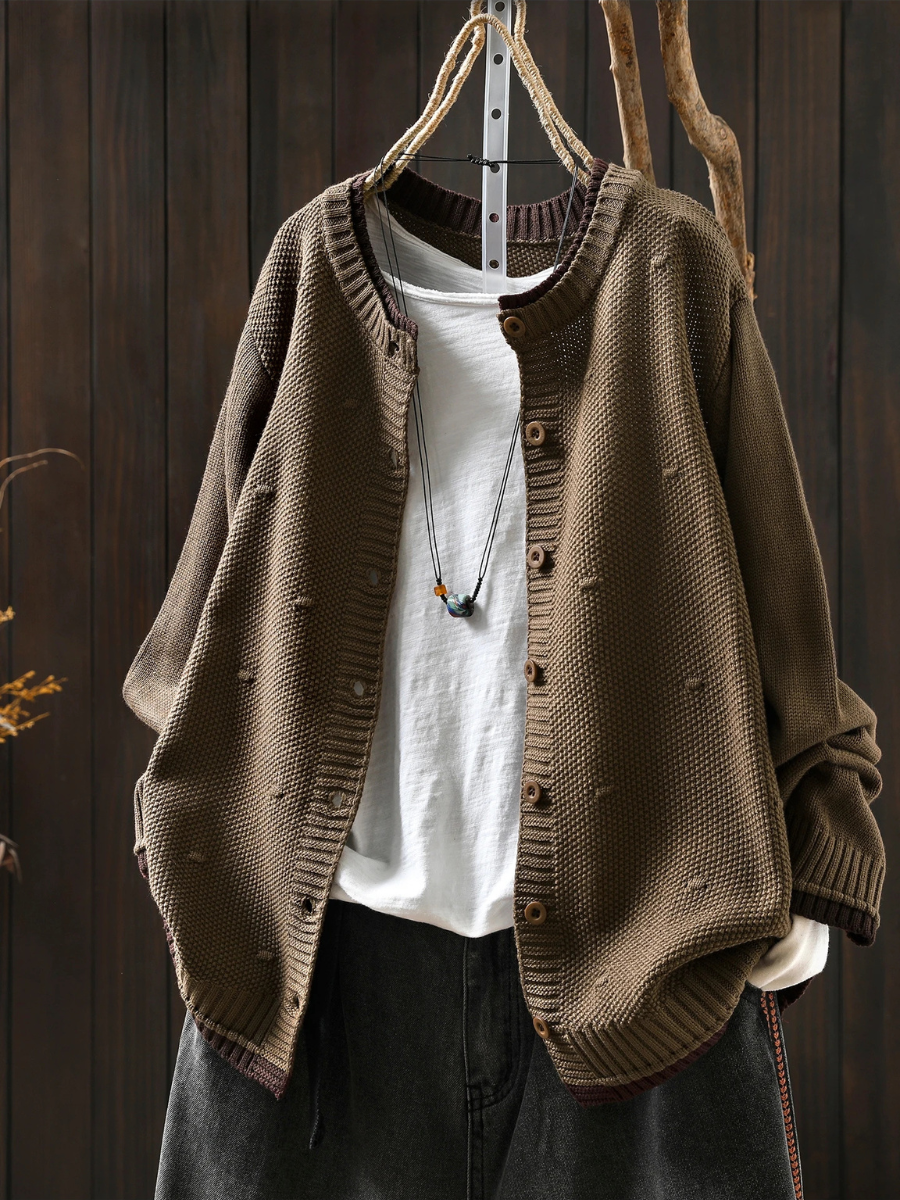 ISOLDE - TEXTURED CARDIGAN-15519212241269-Mirella Fiore